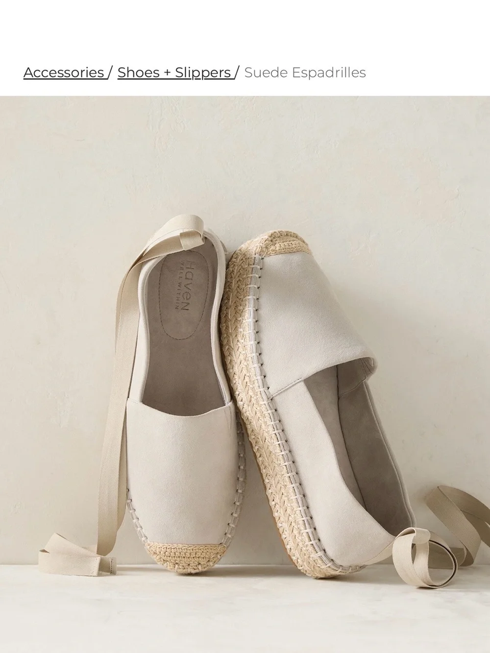 Heaven by Marcela Cream Braided Jute Espadrille Flats